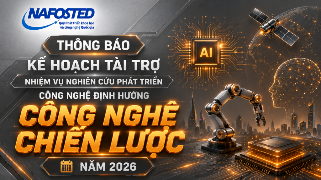 Code Vn123 win kế hoạch tài trợ nhiệm vụ nghiên cứu phát triển công nghệ định hướng công nghệ chiến lược năm 2026